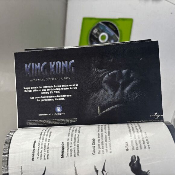 Refinished Peter Jackson's King Kong Xbox + Movie Ticket Complete - Excellen.. - Picture 7 of 8